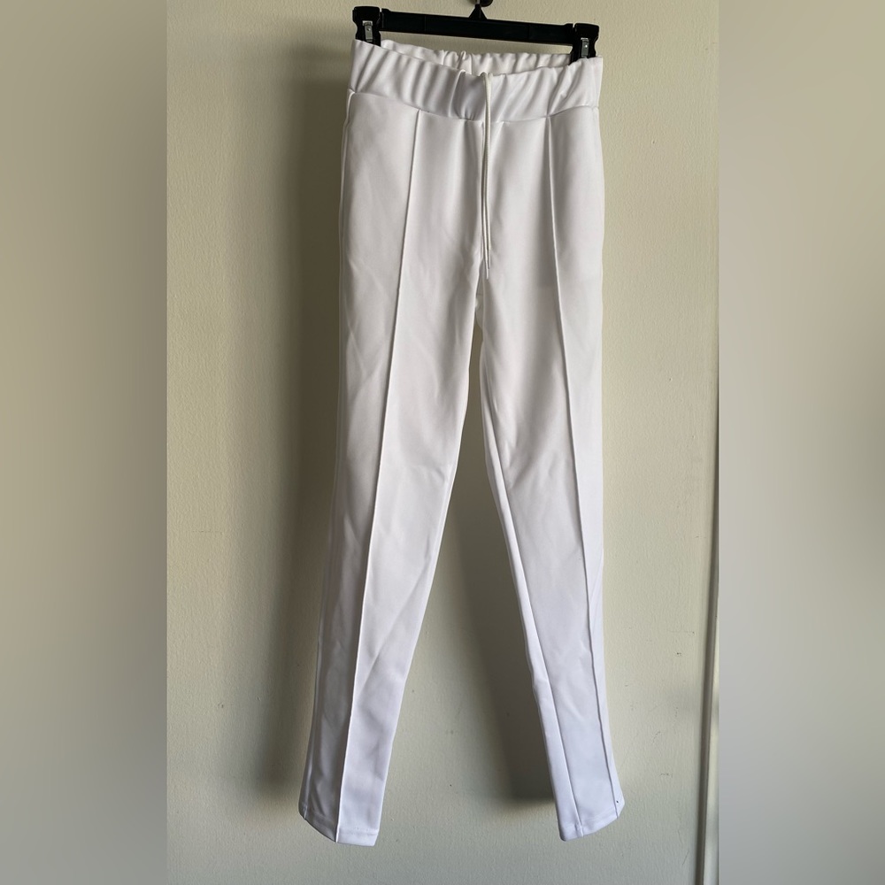 Brashy White Track Pants XS